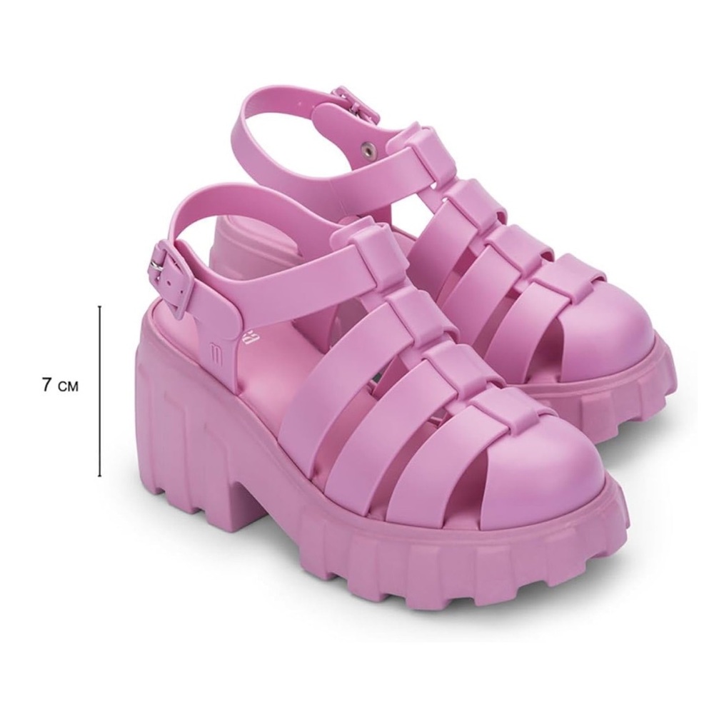 Melissa Pink Platform Sandals